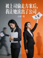 被上司偷走方案后,我让她滚出了公司